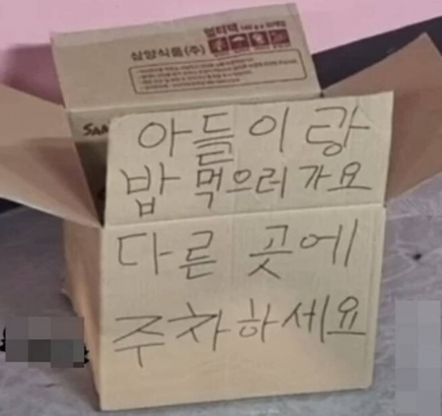 “아들이랑 밥 먹으러 갔다..” 새로운 주차장 빌런에 분노한 운전자