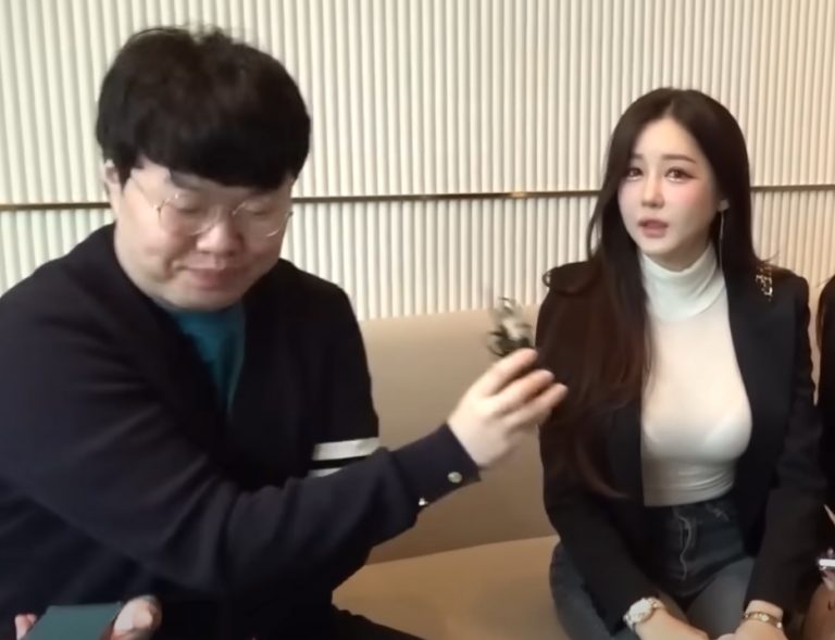 BJ오리와 공개 열애 중인 와꾸대장봉준의 영상에 등장한 전여친 박가린
