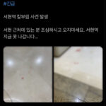 서현역 묻지마 칼부림 사건 발생 피의자 2명 중 1명은 긴급체포
