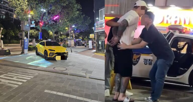 주차 시비에 흉기 들고 위협한 ‘람보르기니 男’ 구속 기소