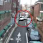 차량 9대와 전봇대 2대 들이받으며 음주운전을 한 남성(영상)