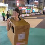 압구정, 홍대 거리 활보한 ‘박스녀’ 결국 경찰 조사받는다.