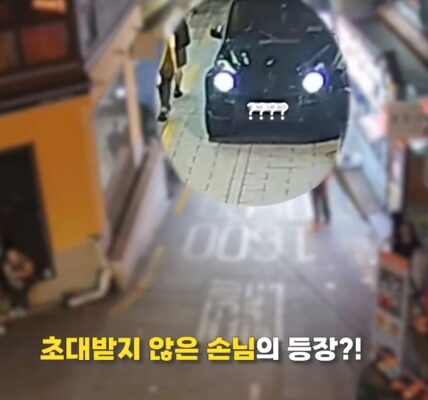 무면허 골목 질주 운전자, 모르는 행인 손 잡고 도망가기까지…