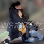 아침 방송 출연 중인 일본 남녀 아나운서, 술에 취해 길거리에서….