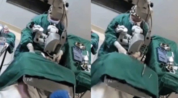 수술 중 환자 머리 주먹으로 때린 의사… 환자 눈 실명(영상)