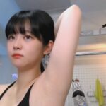 스트리머 쵸단, 화끈한 겨드랑이 리액션 선보여(움짤)