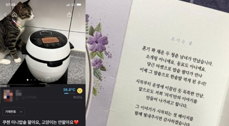 당근 거래로 만나 남성과 결혼… 특별하게 이어진 인연