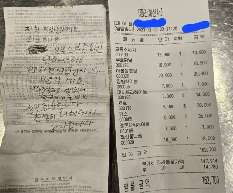 “신분증 확인 안 했죠?” 술값 16만 원어치 먹튀한 고교생들