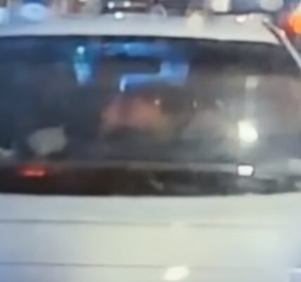 조수석에 앉은 여자친구와 키스 하다가 앞 차량 들이받은 남성(영상)