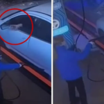 ‘음료 테러’한 손님에게 물대포 쏜 세차장 알바생, 화제 일으켜(영상)