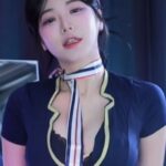 박틸다 스튜어디스 복장 입고 ㅗㅜㅑ