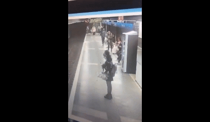 스페인 지하철서 여자만 골라 폭행한 30대 남성(영상)