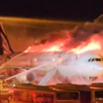 김해공항 홍콩행 에어부산 항공기 화재사고